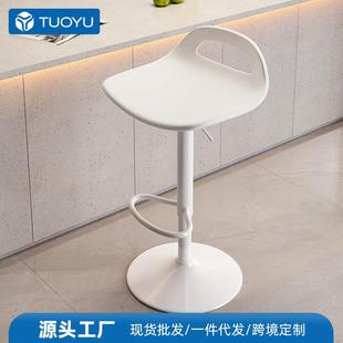 吧台椅升降椅子商用酒吧桌椅前台凳子家用高吧凳收银台吧椅高脚凳