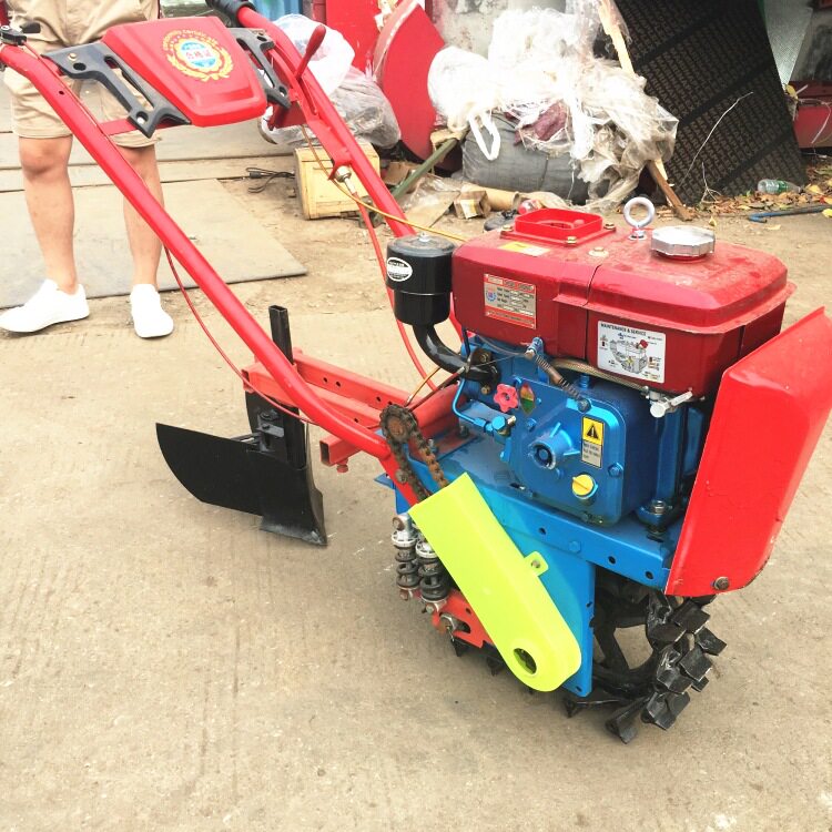 链轨式独轮微耕机开沟施肥播种