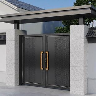 铝合金庭院大门中式门楼别墅花园农村自建房院子大门门顶门头定