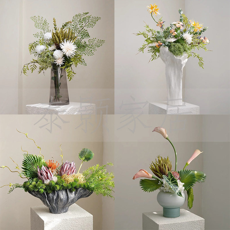 北欧现代简约桌面插花花瓶摆件