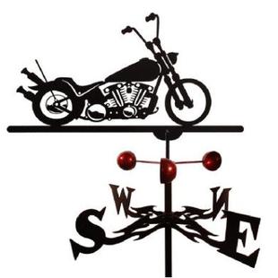 哈雷摩托战斗机外贸向标摆件花园庭院园艺装饰工艺品铁艺摆件