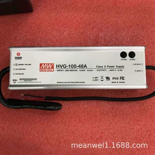明纬LED调光电源HVG-100-15B/20B/24B/30B/36B/42B/48B/54B100W