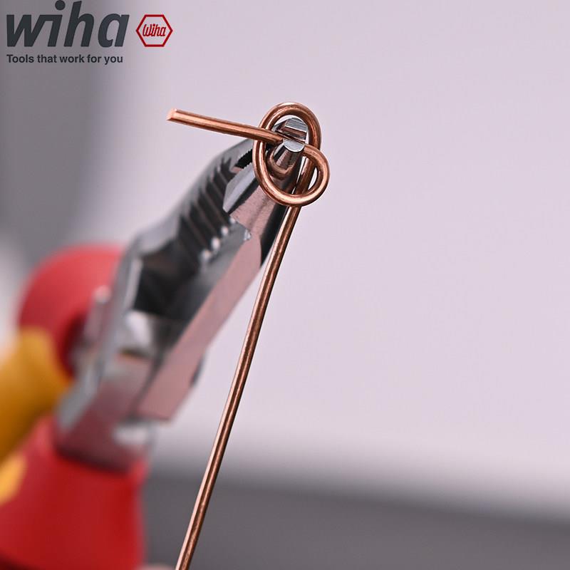 德国多hwiha(德a威汉6合w1剥线钳进口功能电i工专用尖嘴剪线钳绝
