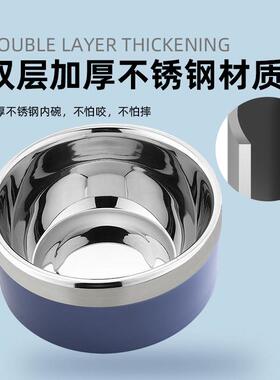 玄鸟狗碗狗食狗用碗不锈狗专碗狗碗狗OZJ盆猫盆盆防打翻宠钢物碗