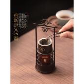 铜纯蜡烛灯用香炉家室内香薰炉檀香熏香CZ7179宫炉中式 盘香炉茶道