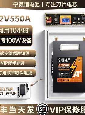 宁德锂电池12v大容量磷酸铁锂瓶1JOJ0安户外铝电蓄超电池0户外轻