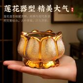 陶莲花香炉佛B030201家用瓷室内上香供奉供观音财薰神爷插香烧香