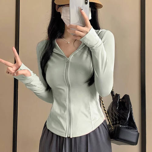 春夏季新款冰丝透气防紫外线原纱型防晒服女装外套UPF50+防晒衣女