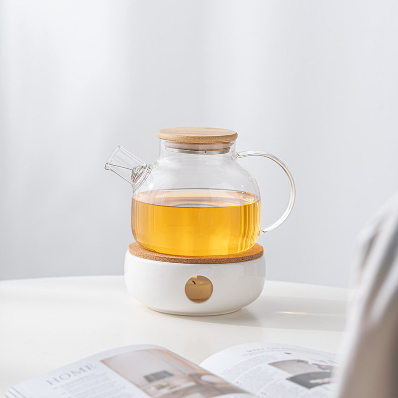 陶瓷温茶炉底座蜡烛加热暖茶炉茶壶保温底座花茶温茶器现货