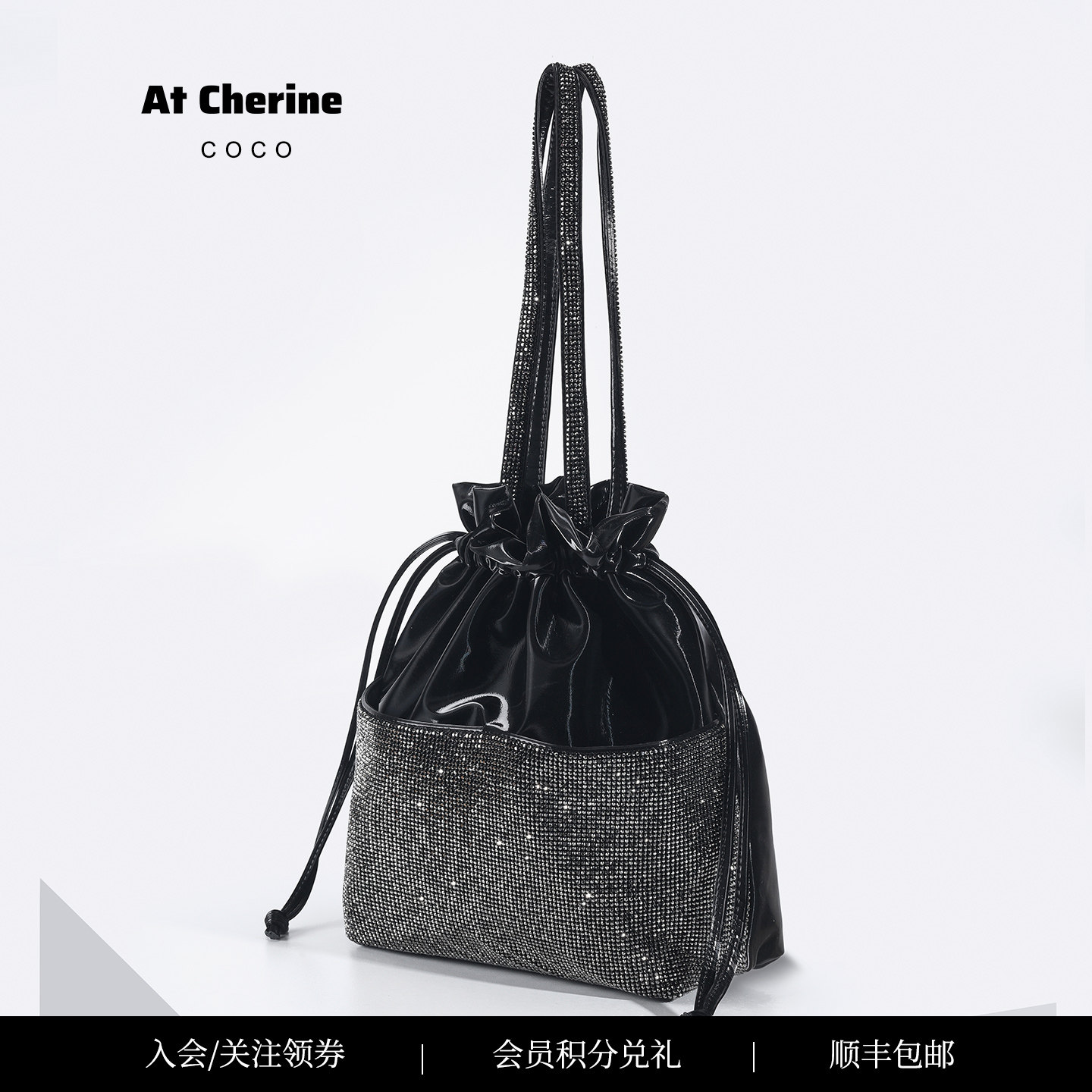 【2025新款】Coco钻石包包女款手提包轻奢小众高级感女包单肩包