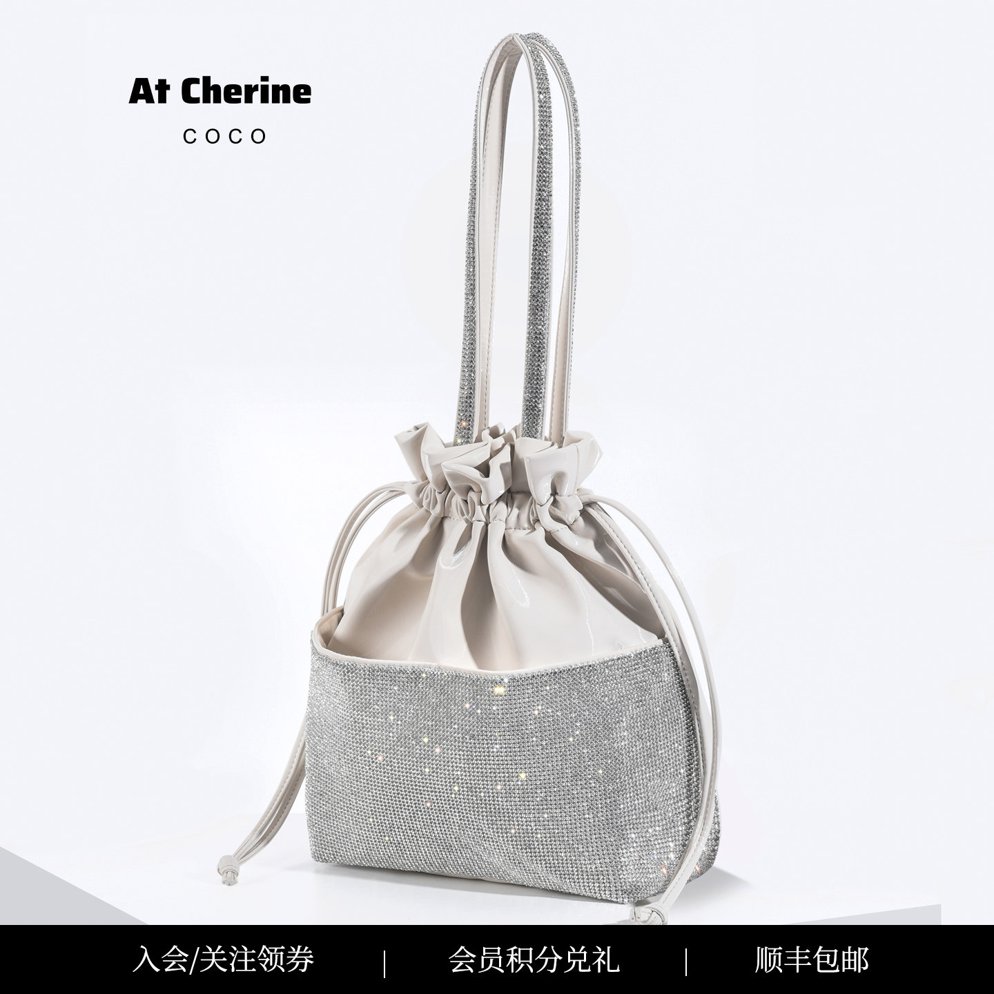 【2025新款】Coco钻石包包女款手提包轻奢小众高级感女包单肩包