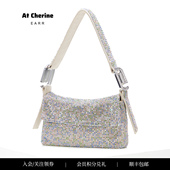 EARR钻石银色包包女款 腋下包手提包轻奢小众高级精致女包特价 清仓