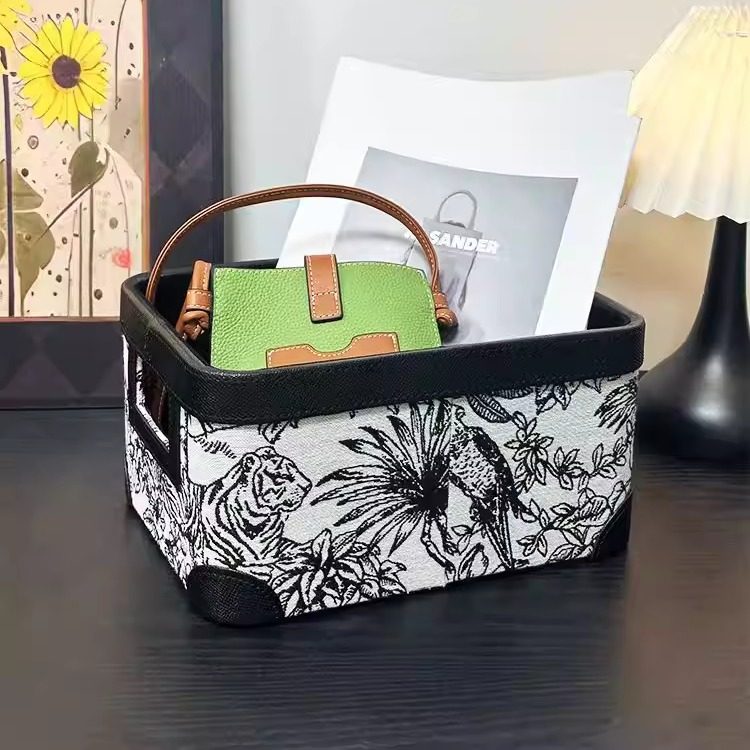 中古桌面收纳筐家用多功能杂物零食收纳箱车载后备箱储物箱整理箱,收纳整理,收纳箱,淘宝优惠券,粉丝福利购,淘宝优惠卷