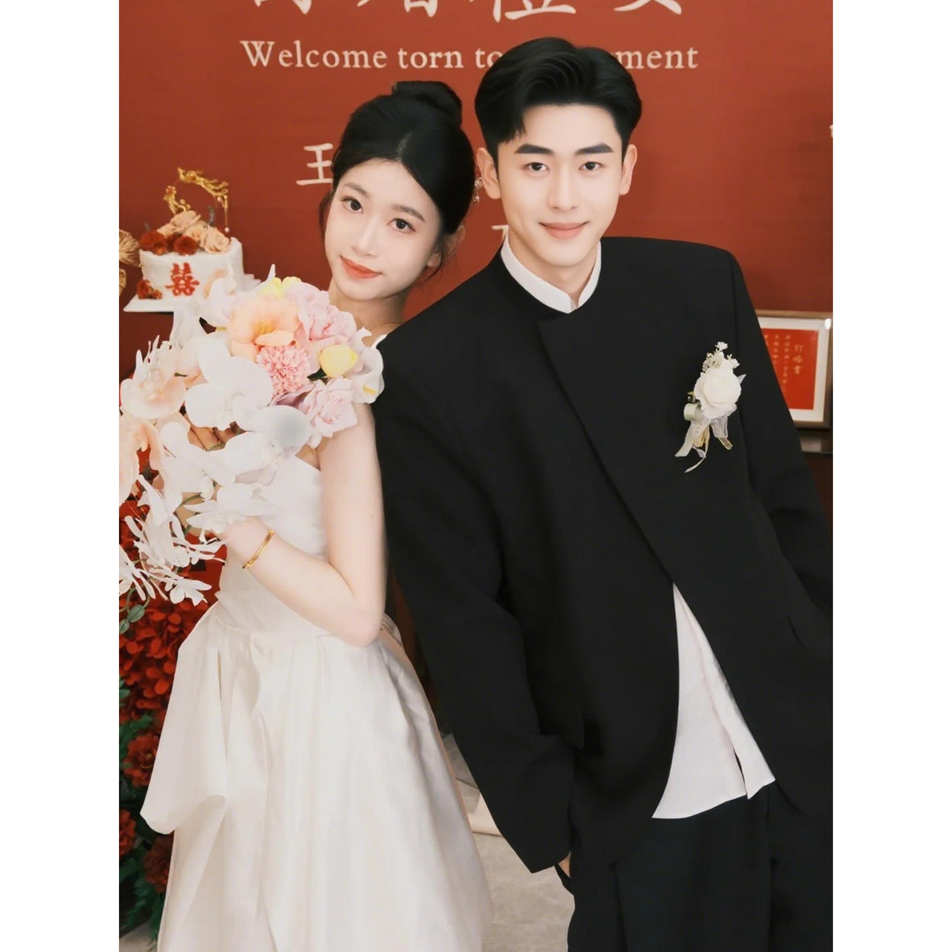 欢喜橙/男士敬酒服订婚领证休闲西服结婚套装新中式新郎西装外套