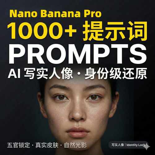 Nano banana pro摄影与写实人像提示词json格式飞书文档多维表格