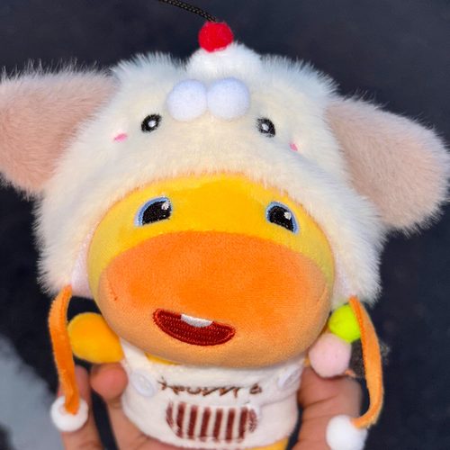 水豚噜噜10cm通用棉花娃娃