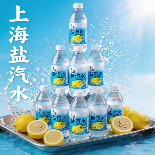 老牌上海盐汽水0脂0糖整箱24瓶