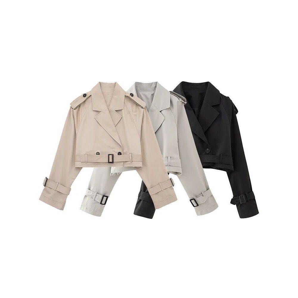 Long sleeved sh短外套