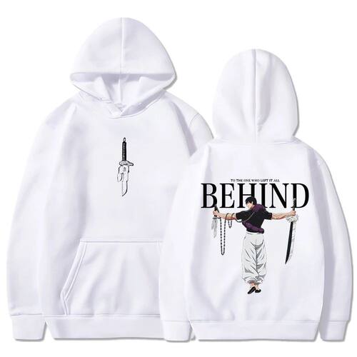 Anime printed long sleeved loose hoodie 动漫印花长袖宽松卫衣