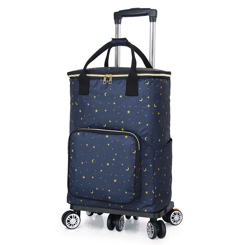 买菜车小拉车伸缩折叠拉杆车万向轮手拉车拖车保鲜便携购物车家用