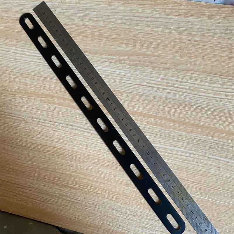 扁铁条带孔钢条长直条加固定条镀锌有冲孔铁片多孔角铁电动车配件