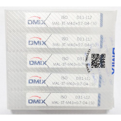 螺纹铣刀铝用三牙DMIX德迈斯M2M6M8M10M20粗牙细牙三齿铝用铣牙刀