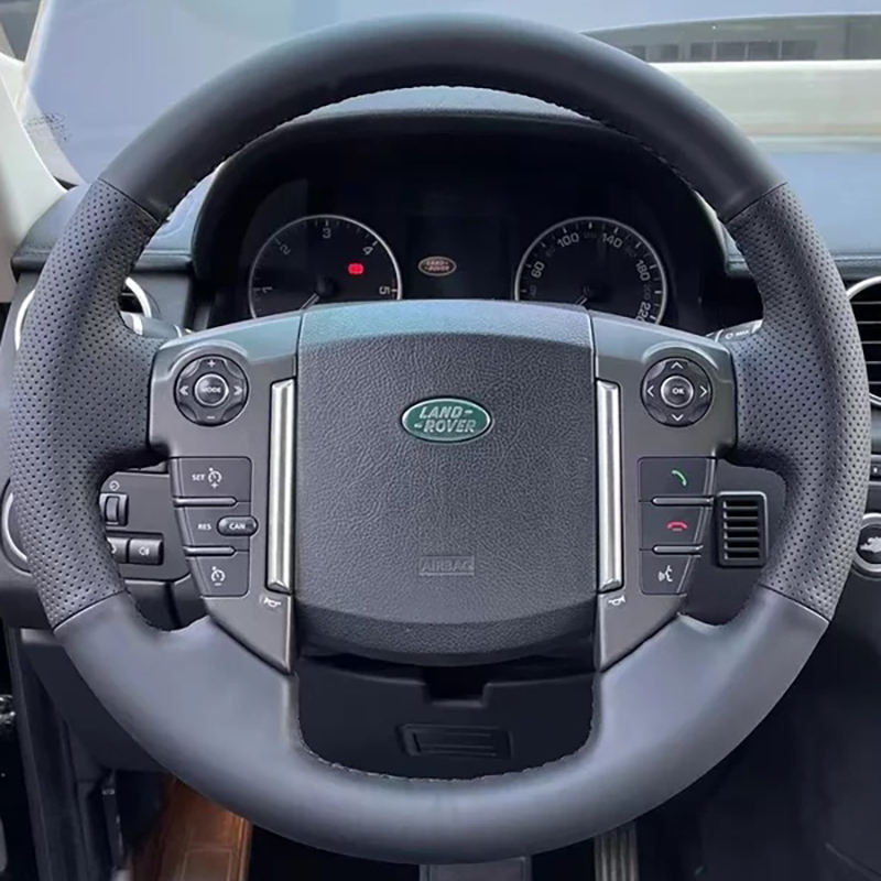 路虎发现4真皮专车专用方向盘套
