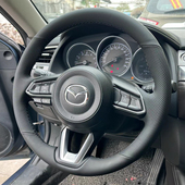 4把套手缝专用全包 8阿特兹CX 马自达昂克赛拉CX 5方向盘套真皮CX