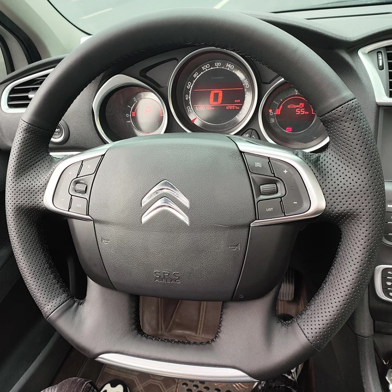 雪铁龙C4L真皮专车专用方向盘套