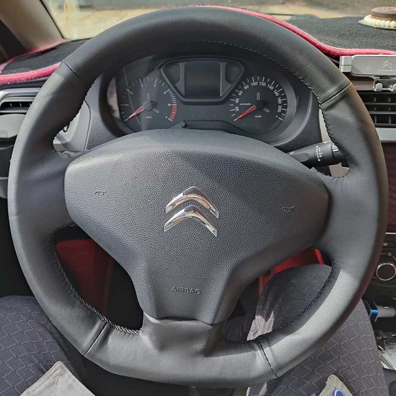 雪铁龙爱丽舍真皮专用方向盘套