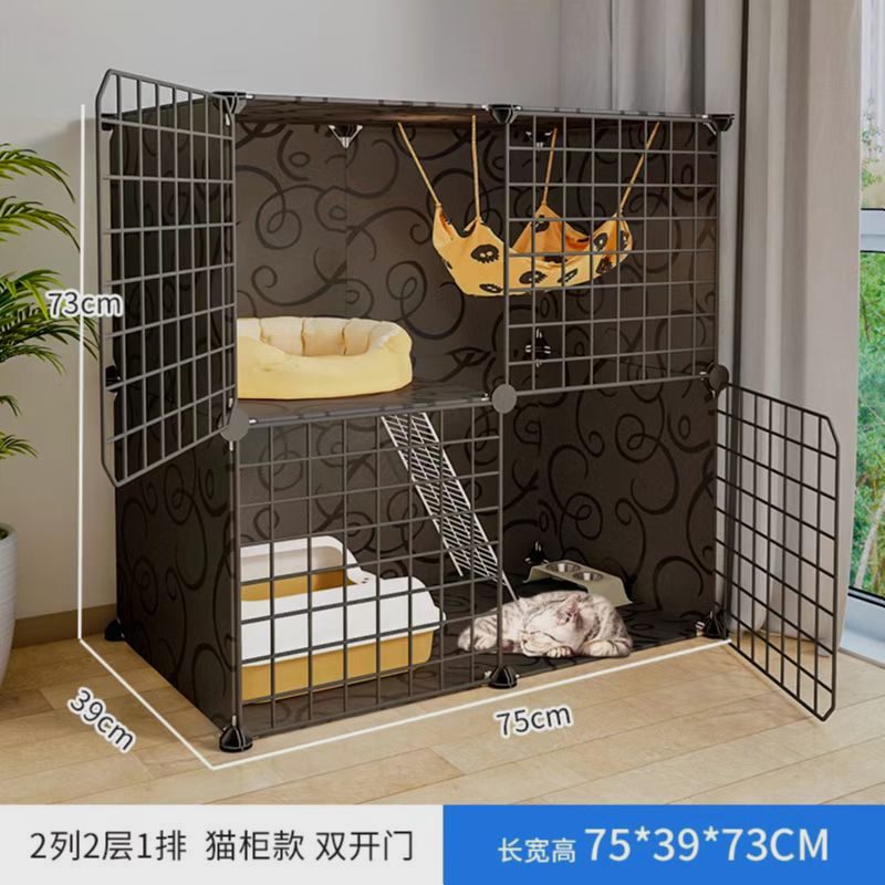 猫笼子带厕所别墅超大自由空间室内空笼猫舍家用清仓小型猫咪猫窝