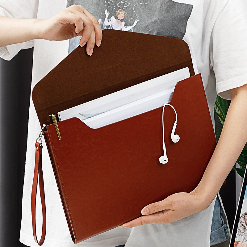 速发FPA4文件袋a案文件包资纳袋大容量办公文件收料袋档4袋大号学