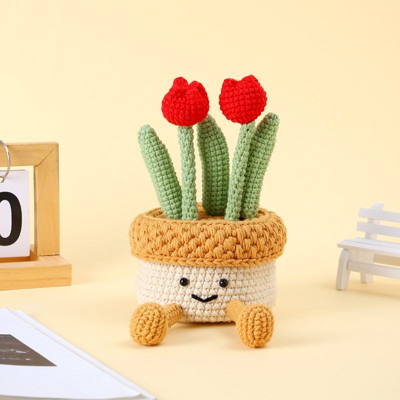 速发手工编收成整织纳筐带盖桌面杂物零食品理盒毛线玩具储物篮置