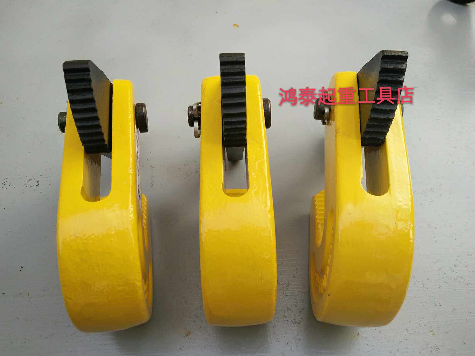 速发L型0.8T模锻钢板横吊水平起重钳钢板钳吊钩吊具钢板钩夹具索