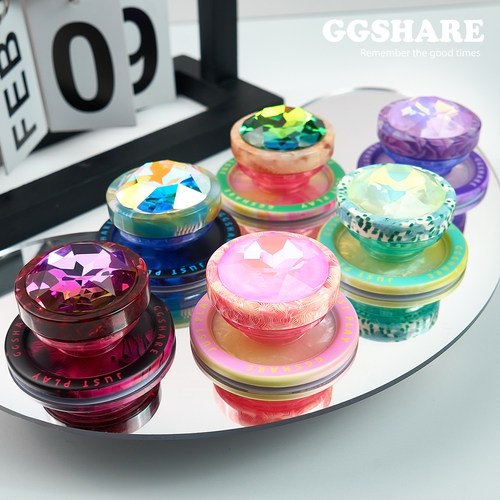 原创高级感磁吸手机气囊支架宝石