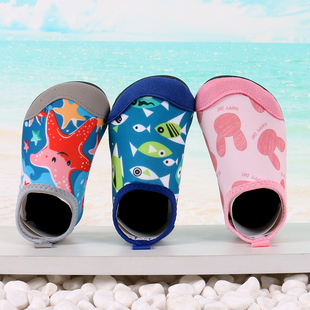 儿童沙滩袜游泳鞋宝宝男女童水上乐园防滑涉水鞋潜水赶海溯溪水鞋