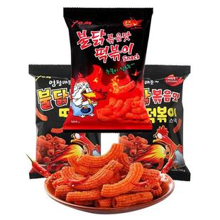火鸡味炒年糕条100g膨化食品打糕条 休闲零食韩国进口零食品 YEM