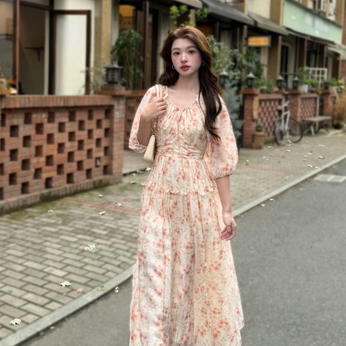 新款莱赛尔天丝连衣裙女