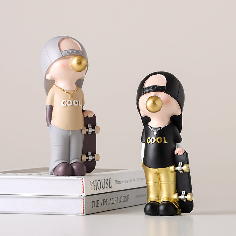 速发电脑电竞高级桌面减压可爱礼泡男孩摆件生高展感生日泡物级示