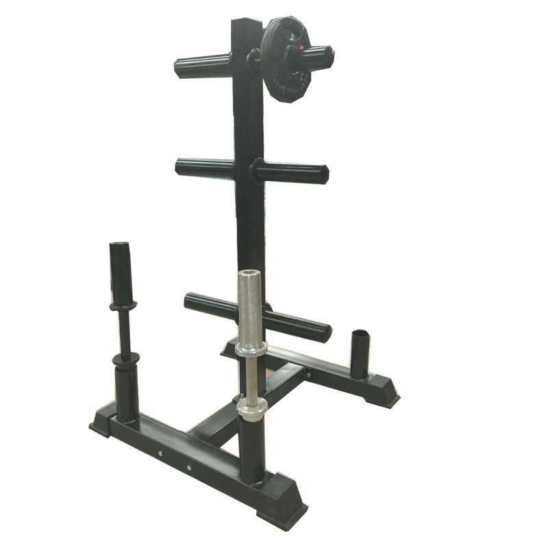 速发杠铃架架用杠铃杆杠展示架子商用健身房收纳架大孔架铃片存储