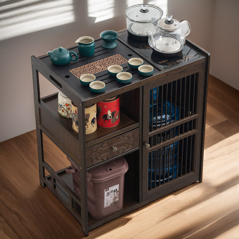 速发几式茶桌家用茶台非实木茶客中厅茶具茶台一整套边几小户型茶