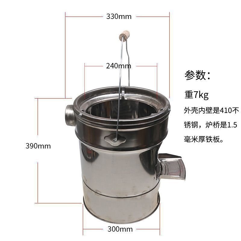 现货速发?柴火炉家用炉灶新款农村烧柴取暖炉灶地锅灶野炊户外便