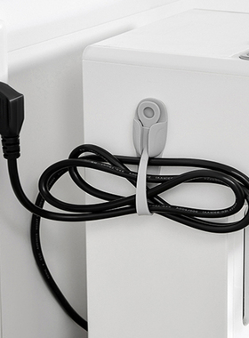 速发插头电线固定线插器挂卡扣充电夹理线器线缠绕收纳头钩