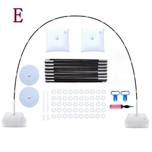 速发跨境 15座门纤维杆气球拱碳套装 方型水袋底节底盘地钉固定套
