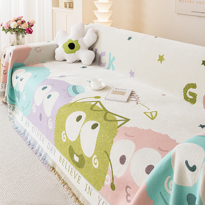 速发雪尼发沙尔盖布2025流行新款坐垫防滑全包盖懒人一片式能毯