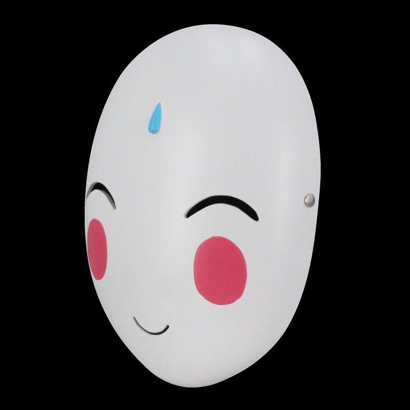 速发圣节全脸面具妖狐小红娘白色舞会装扮表演树脂面具
