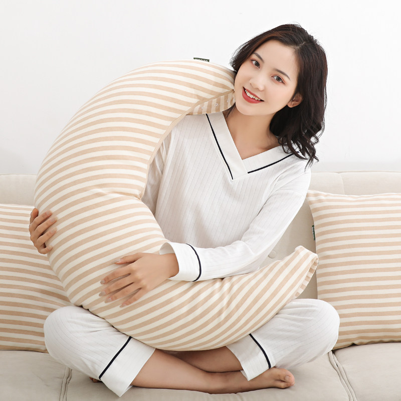 速发子产中心孕妇哺乳月亮枕头喂奶神器护腰侧睡待月包送朋友礼物