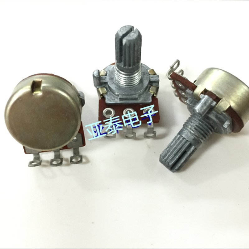 速发FD电华16联单型电位器100KW锯齿轴长15MM穿线脚位 音量福位器
