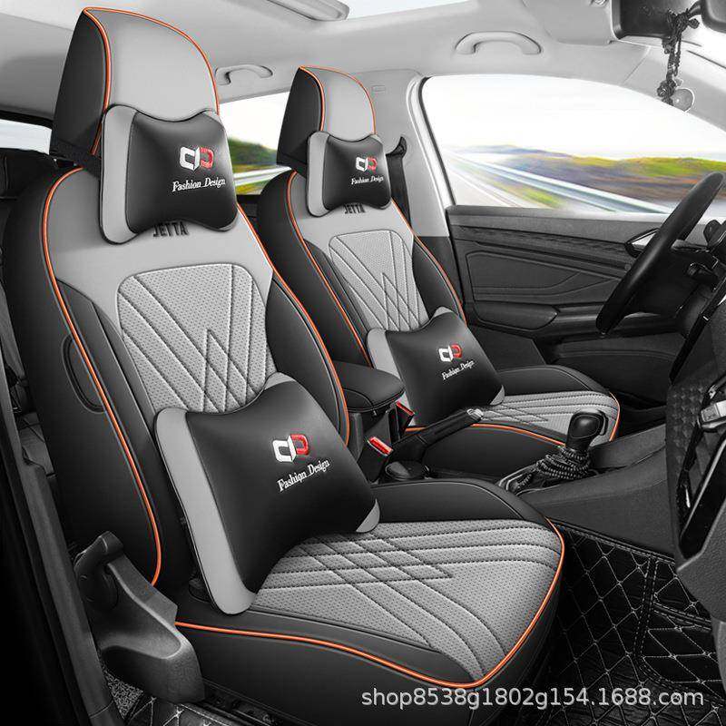 大众椅捷达QDE套VS5专用座达VS7坐垫全包围捷皮革汽车椅套垫四季