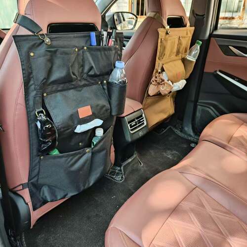 汽袋车椅背置物袋COA座椅背收纳多功能品车载餐桌车内饰装用挂袋